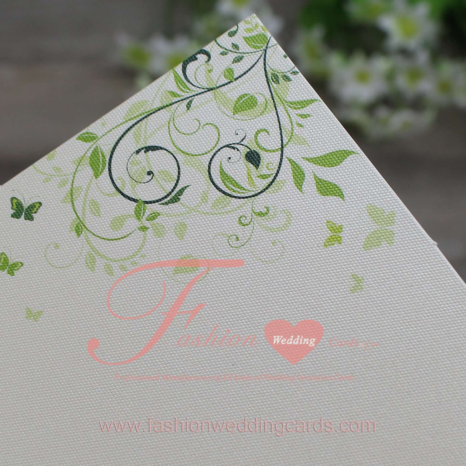 Handmade Pocket Wedding Invitation Cheap